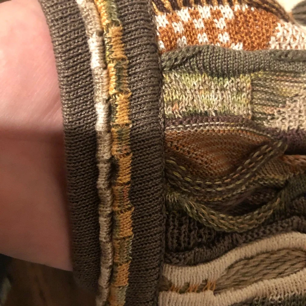 Chunky oversized boho ENRICO UOMO Italy sweater - Picture 5 of 7